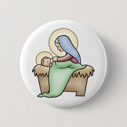 Geburt Christi Button (Vorderseite)