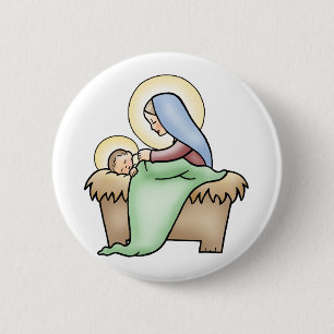 Geburt Christi Button