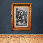 Geburt Christi Christliche Weihnachtskrippe Szene Poster