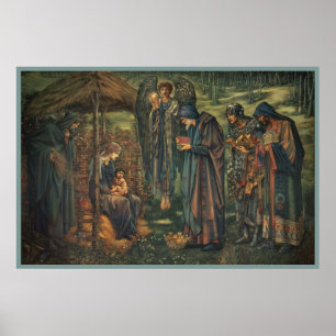 Geburt Christi Der Stern von Bethlehem Baby Jesus Poster