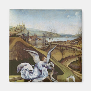 Geburt Christi, Detail der Landschaft Magnet