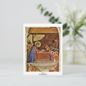 Geburt Christi durch Daddi Bernardo Postkarte (Stehend Vorderseite)
