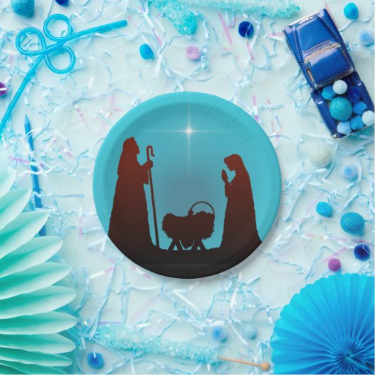 GEBURT CHRISTI durch SHARON SHARPE Pappteller (Party)