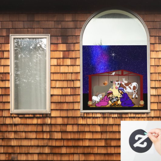 Geburt Christi Fensteraufkleber (Fenster Zuhause)