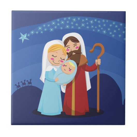 Geburt Christi Fliese (Vorderseite)