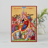 Geburt Christi Folieneinladung (Stehend vorne)