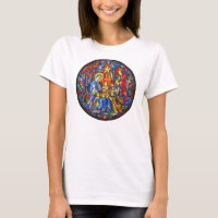 Geburt Christi gemalte Buntglas-Art