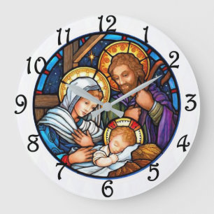 Geburt Christi Große Wanduhr