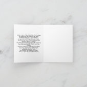 Geburt Christi / Hymne Feiertagskarte (Innenseite)