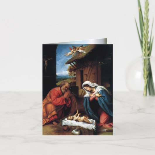 Geburt Christi Karte (Vorderseite)