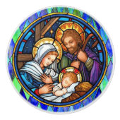 Geburt Christi Keramikknauf (Vorderseite)