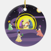 Geburt Christi Keramikornament (Hinten)