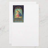 Geburt Christi Mary, die das Baby Jesus hält Briefpapier (Vorne/Hinten)