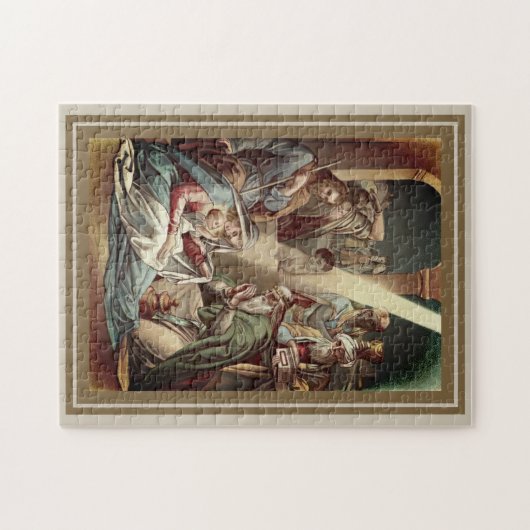 Geburt Christi mit weisen Männern Puzzle (Horizontal)