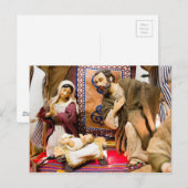 Geburt Christi Postkarte (Vorne/Hinten)
