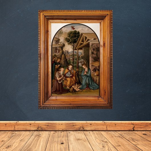 Geburt Christi Religiöse Christliche Weihnachten Poster