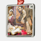 Geburt Christi Silbernes Ornament (Links)