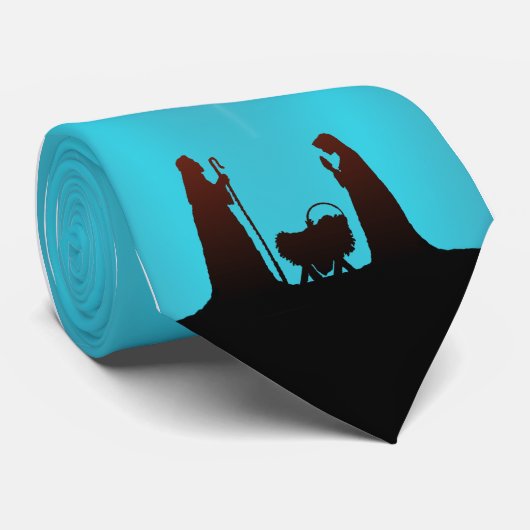 GEBURT CHRISTI u. STERN durch SHARON SHARPE Krawatte (Gerollt)