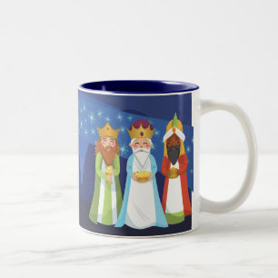 Geburt Christi und die drei weisen Männer Zweifarbige Tasse