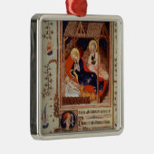 Geburt Christi und Visitation der Schäfer Silbernes Ornament (Rechts)