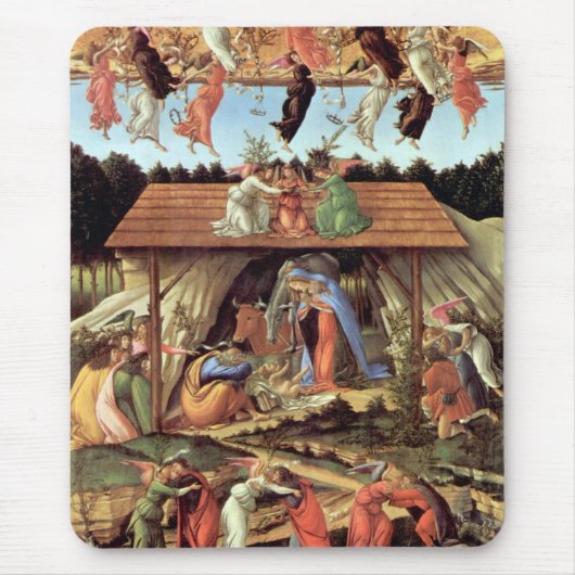 Geburt Christi von Botticelli, Weihnachtsgeburt Mousepad (Vorne)