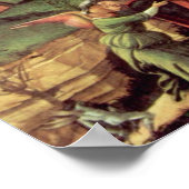 Geburt Christi von Botticelli, Weihnachtskrippe Poster (Ecke)