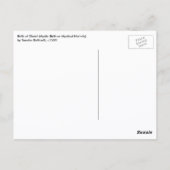Geburt Christi von Botticelli, Weihnachtskrippe Postkarte (Rückseite)