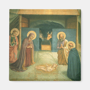 Geburt Christi von Fra Angelico Magnet