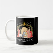 Geburt Christi Weihnachten Baby Jesus Christlich G Kaffeetasse (Links)