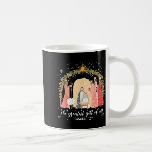 Geburt Christi Weihnachten Baby Jesus Christlich G Kaffeetasse (Rechts)