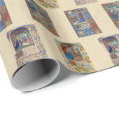 Geburt Christis-belichtetes Manuskript-Packpapier Geschenkpapier (Rolleneckpunkt)