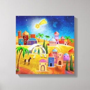 Geburt Christis-Bethlehem-Plakat Leinwanddruck