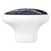 Geburt Christis-Buntglas Keramikknauf (Seitenansicht)