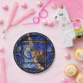 Geburt Christis-Buntglas Pappteller (Party)