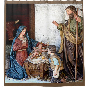 GEBURT CHRISTIS-DUSCHVORHANG #3 DUSCHVORHANG