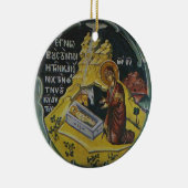 Geburt Christis-Ikonen-Weihnachtsverzierung Keramik Ornament (Rechts)