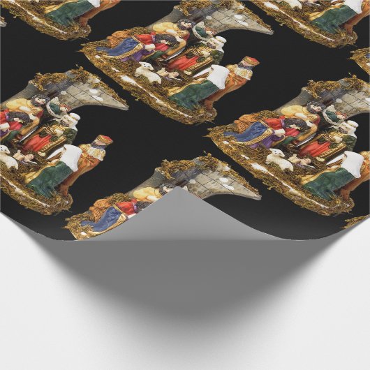 "Geburt Christis-" MattPackpapier, 30" x 6' Geschenkpapier (Ecke)