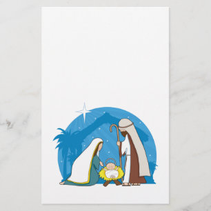 Geburt Christis-Szene Briefpapier