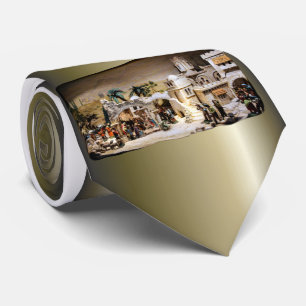 Geburt Christis-Szene gegründet für Weihnachten Krawatte