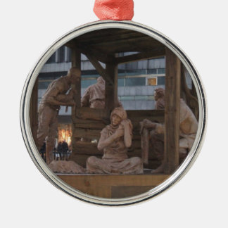 Geburt Christis-Szene Ornament Aus Metall