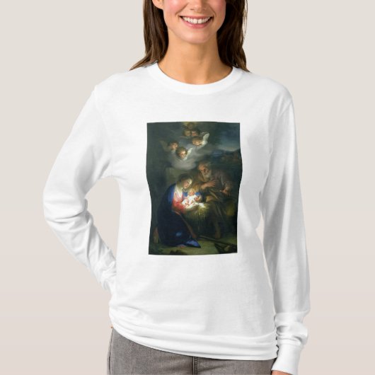 Geburt Christis-Szene T-Shirt (Vorderseite)