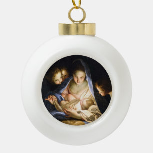 Geburt Christis-Szenen-Verzierung Keramik Kugel-Ornament