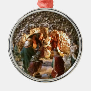 Geburt Christis-Szenen-Weihnachtsbaum Ornament Aus Metall