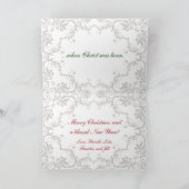 Geburt Christis-Szenen-Weihnachtskarte Feiertagskarte (Innenseite)