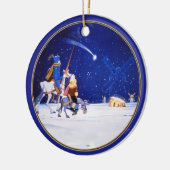 Geburt Christis- u. Don Quichote Fantasie - durch Keramik Ornament (Links)