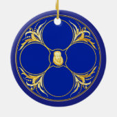 Geburt Christis- u. Don Quichote Fantasie - durch Keramik Ornament (Hinten)