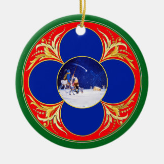 Geburt Christis- u. Don Quichote Fantasie - durch Keramikornament