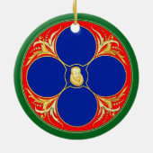 Geburt Christis- u. Don Quichote Fantasie - durch Keramikornament (Hinten)