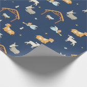 Geburt Christis-Weihnachtsgeschenk-Packpapier Geschenkpapier (Ecke)