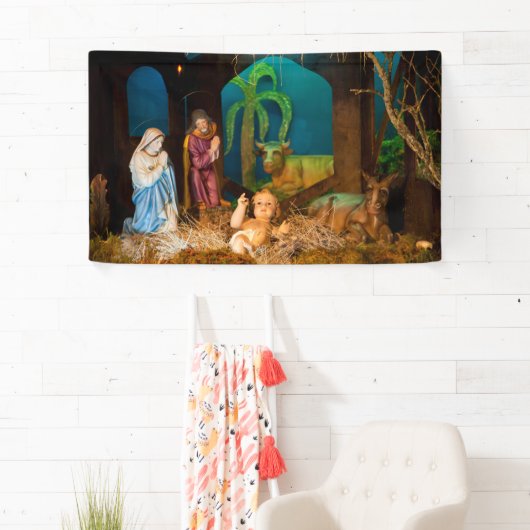 Geburt Christisszene Banner (Insitu)